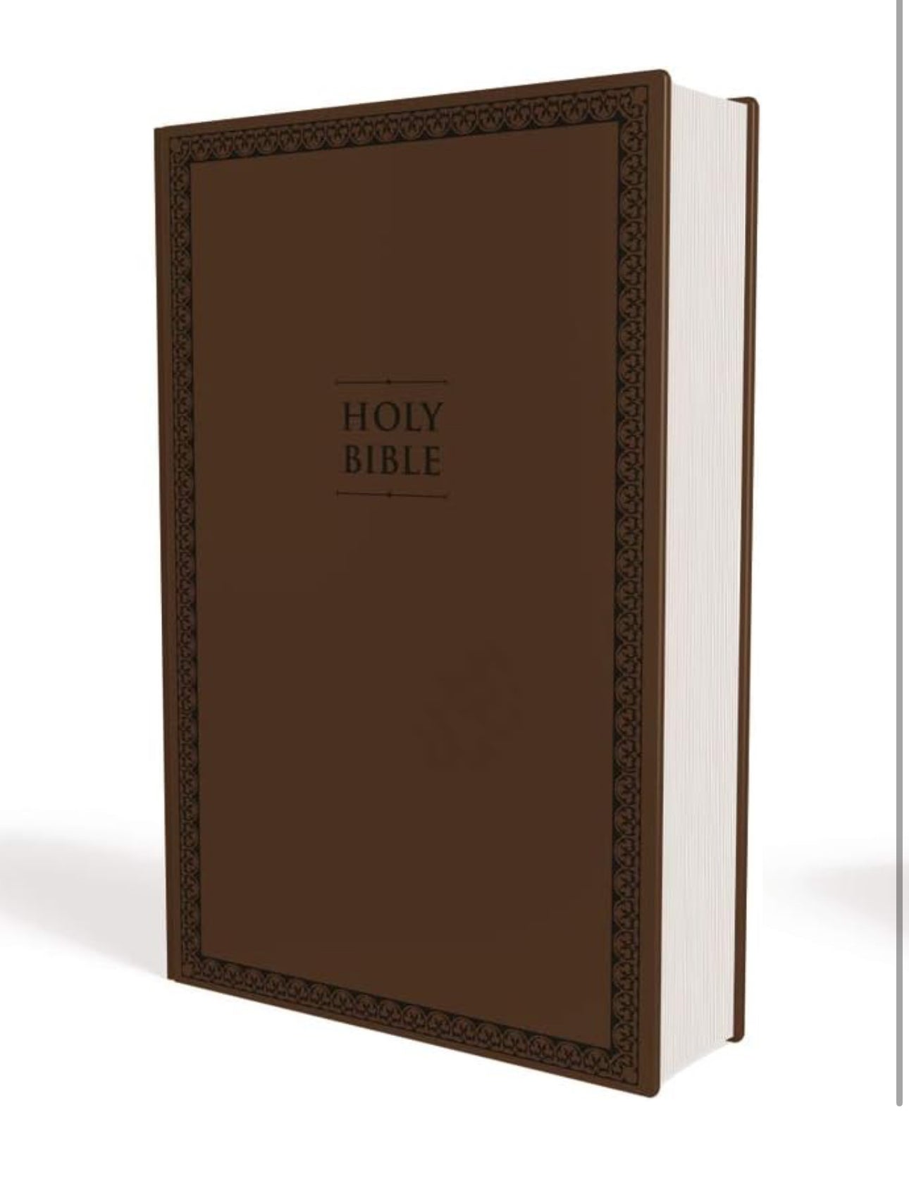 NIV, Value Thinline Bible, Large Print, Leathersoft, Brown, Comfort Print