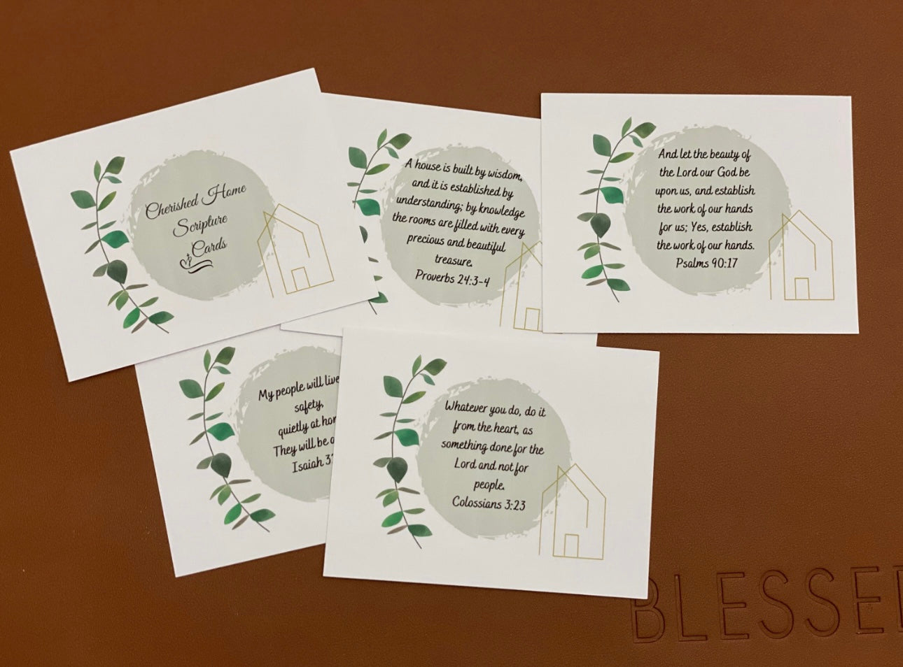 Cherished Home Scripture Cards