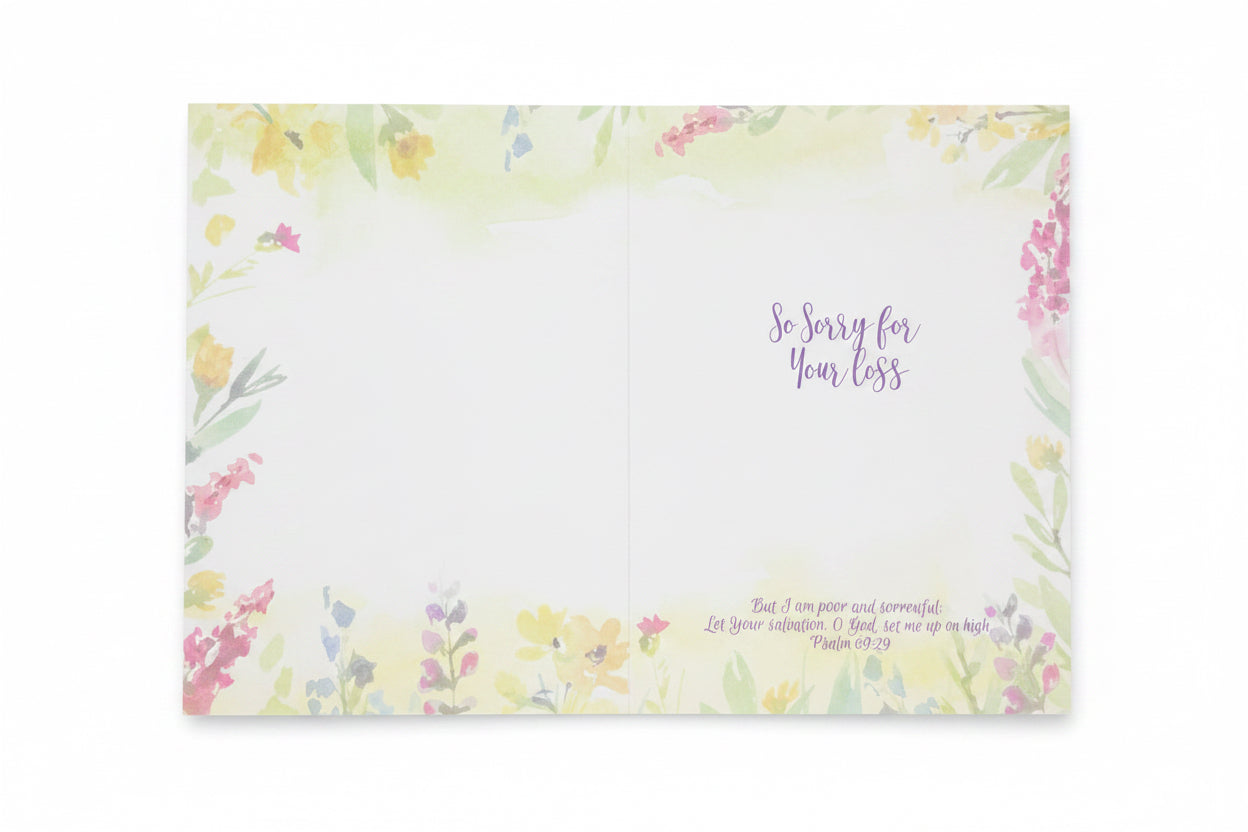 Single Card with envelope: Sincerest Sympathy