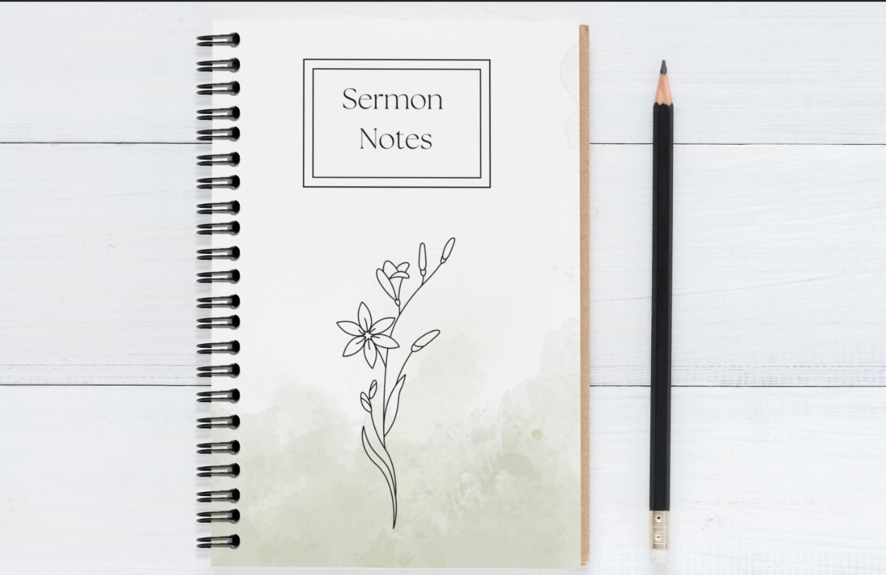 Sermon Notes Notebook