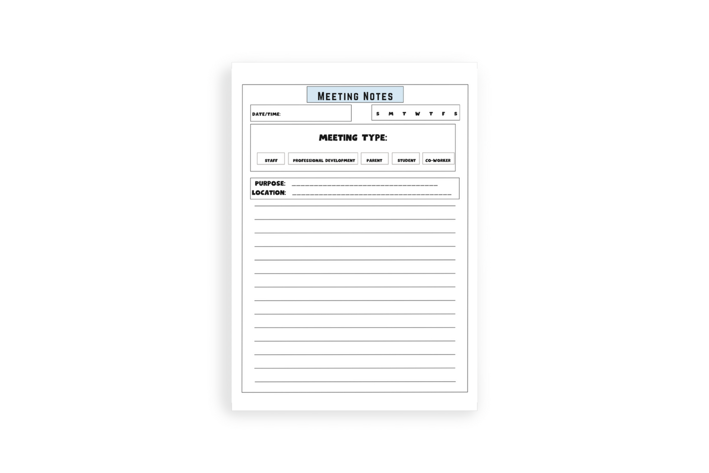 Personalized Out of this World Planner for Teachers