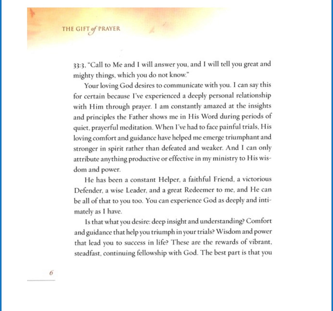 The Gift of Prayer
BY: CHARLES F. STANLEY