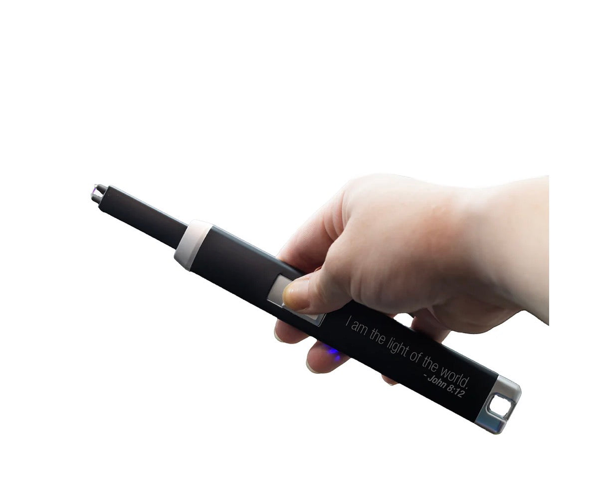 Man of God USB Rechargeable Arc Lighter