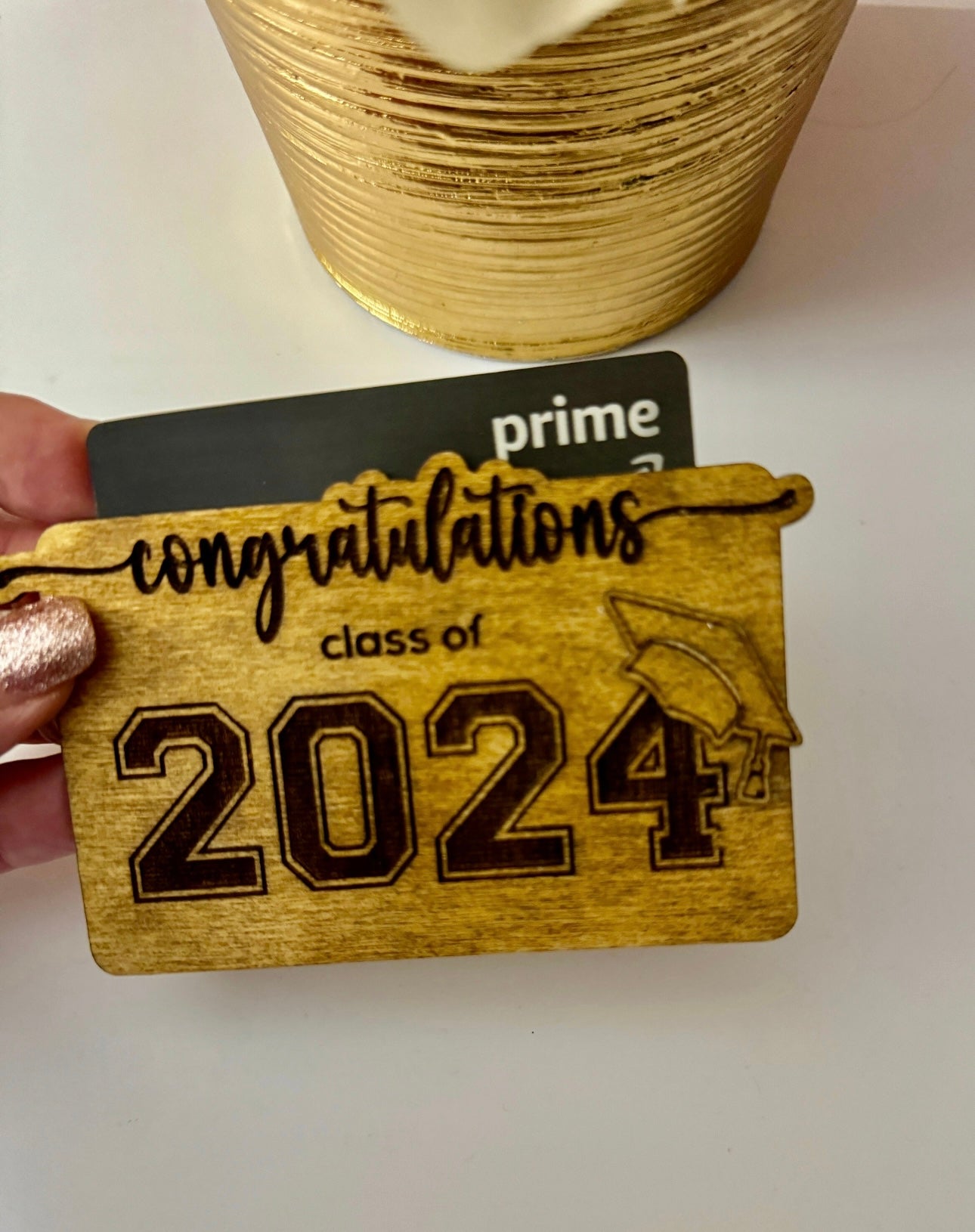 Custom Graduation Gift Card Holder