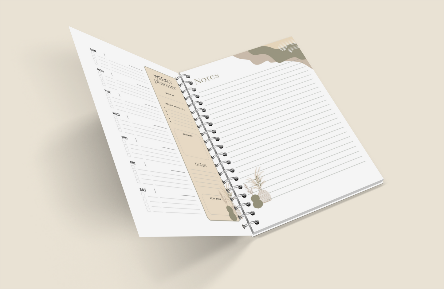 2025 Personalizable Yearly Boho Planner, Monthly, Weekly  Planner Gift for Mom Weekly Planner for Students Monthly Agenda Notebook for Dad