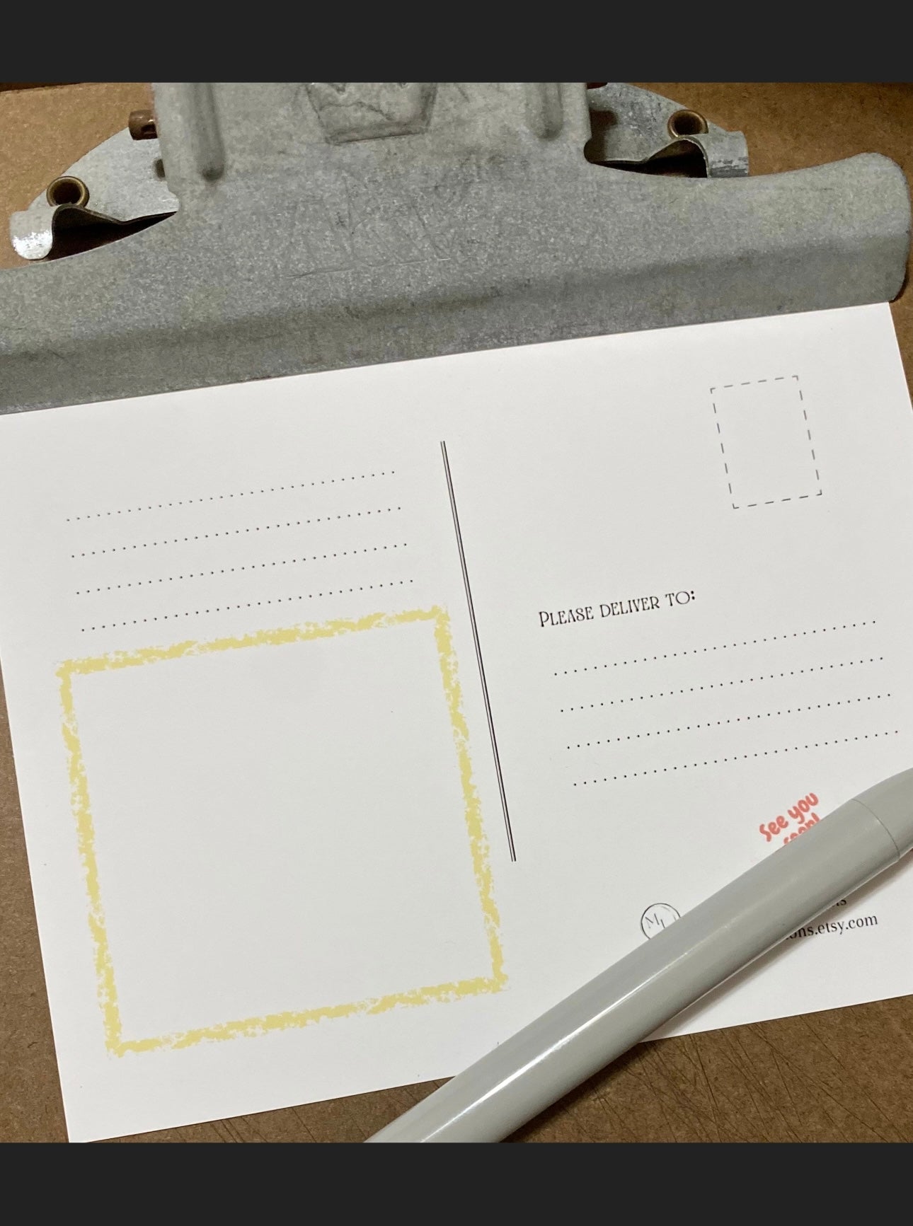 Welcome To My Class Personalizable PostCard