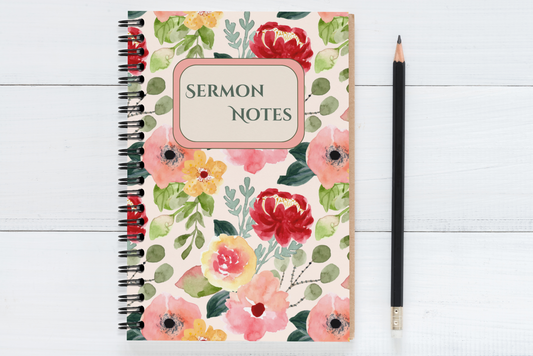 Sermon Notes Notebook