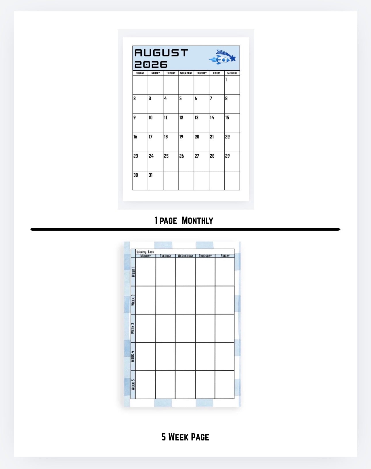 Personalized Out of this World Planner for Teachers