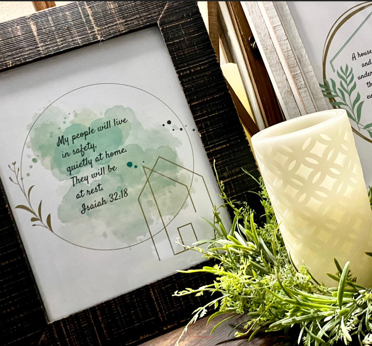 Cherished Home 8 x 10 Wall/Table Art