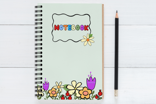 Beautiful Flower Cutomized Notebook