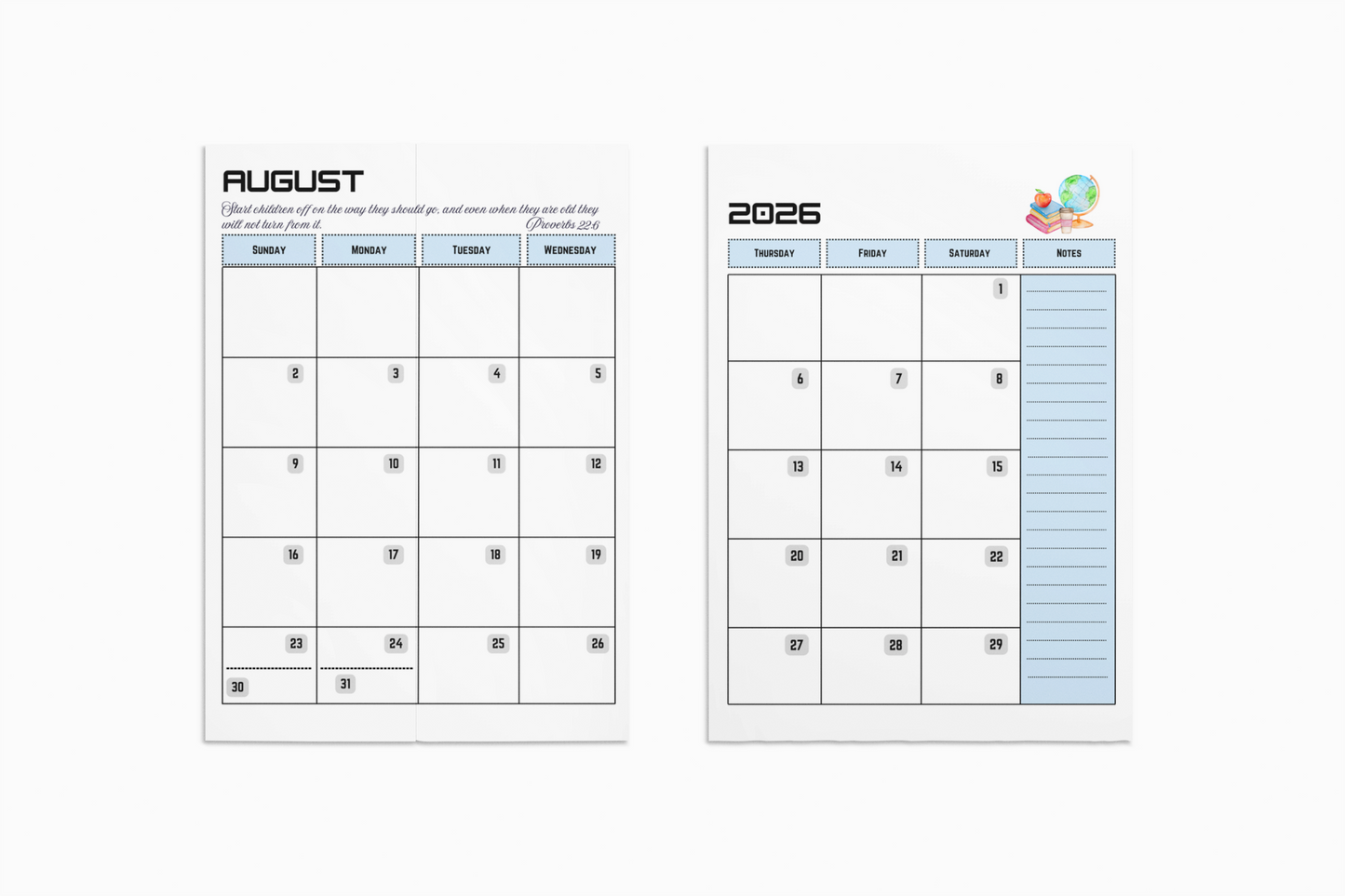 Personalized Out of this World Planner for Teachers