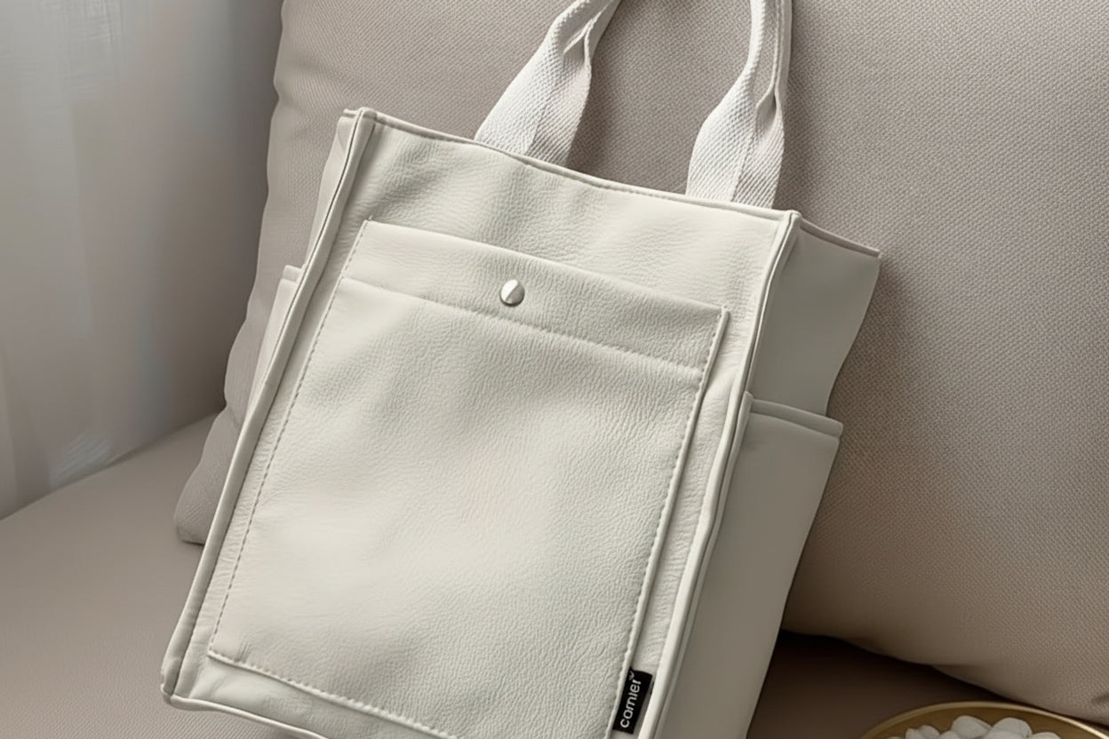 Book Bag|Magnetic Mini Line Handbag with handle and strap