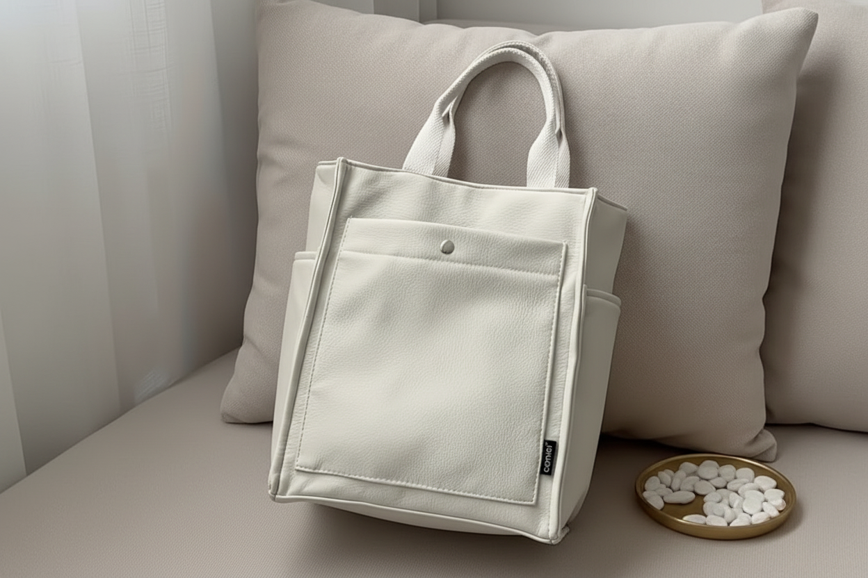 Book Bag|Magnetic Mini Line Handbag with handle and strap