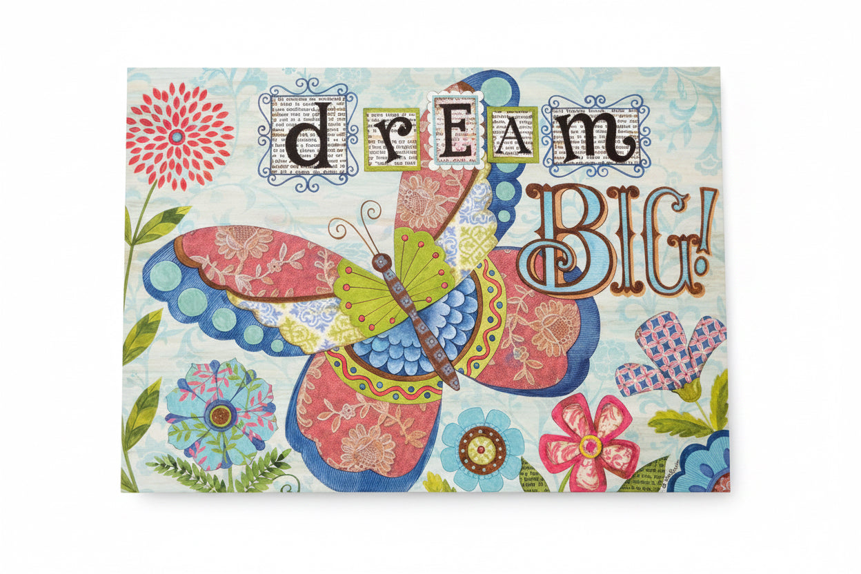 Single Card with envelope: Dream Big : Happy Birthday