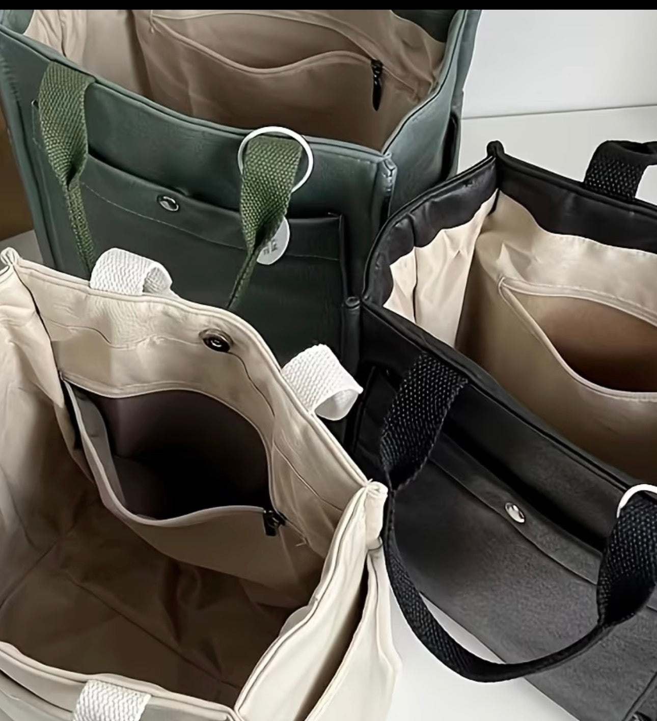 Book Bag|Magnetic Mini Line Handbag with handle and strap