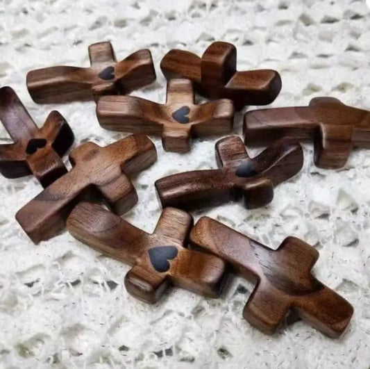Handmade Wooden Pocket Cross