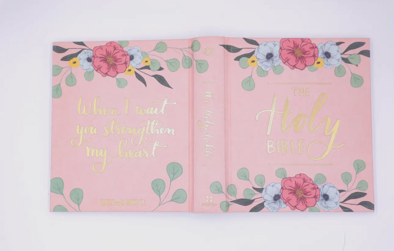 Floral Blush ESV Journaling Bible