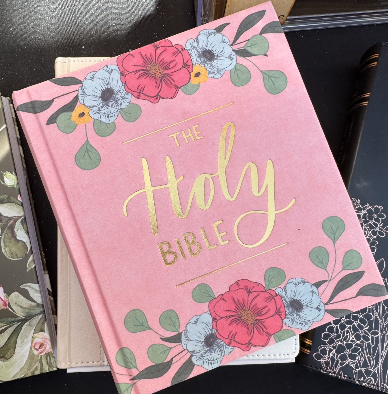 Floral Blush ESV Journaling Bible