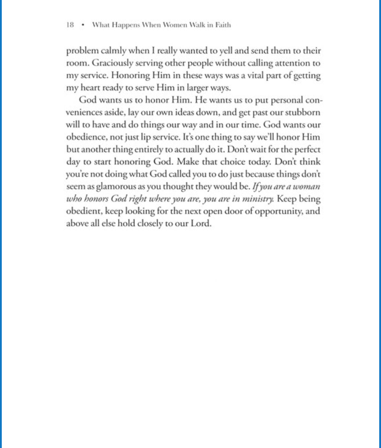 What Happens When Women Walk in Faith: Trusting God Takes You to Amazing Places
BY: LYSA TERKEURST