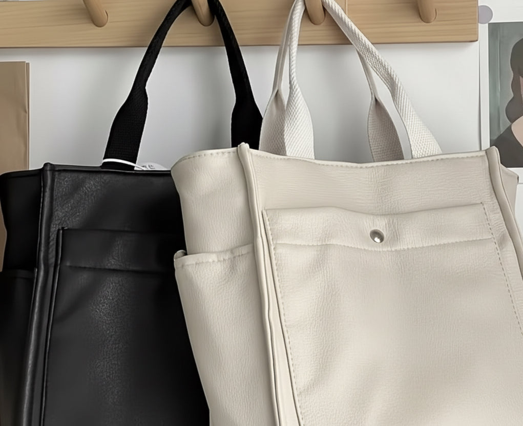 Book Bag|Magnetic Mini Line Handbag with handle and strap