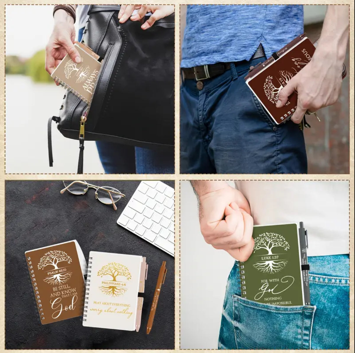 Pocket Bible Study Notebook & Pen Set