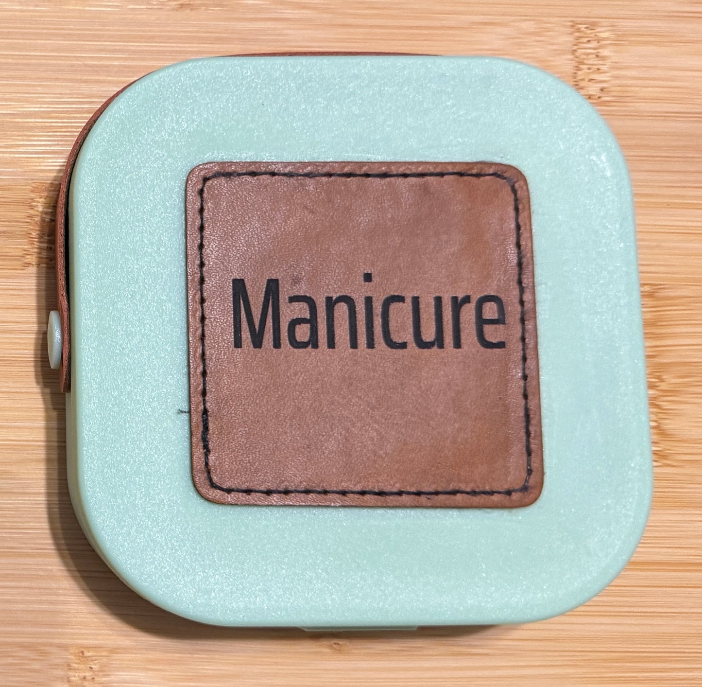 7pcs Nail Trimming Set in a sturdy and chic plastic case with faux leather embellishments