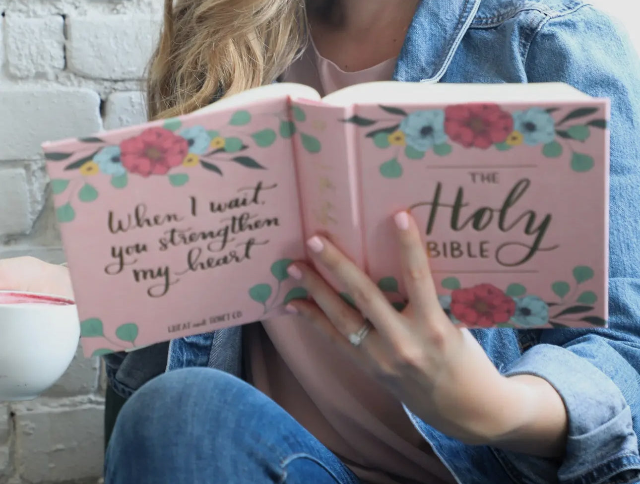 Floral Blush ESV Journaling Bible