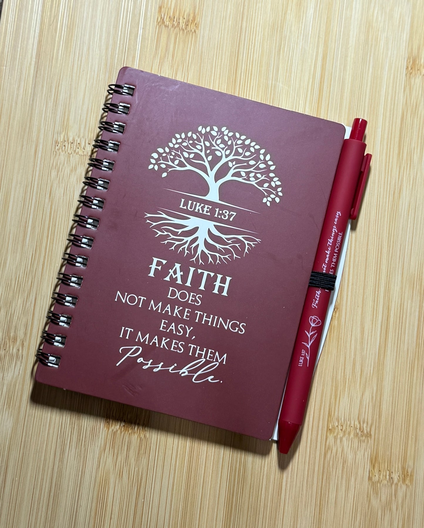 Pocket Bible Study Notebook & Pen Set