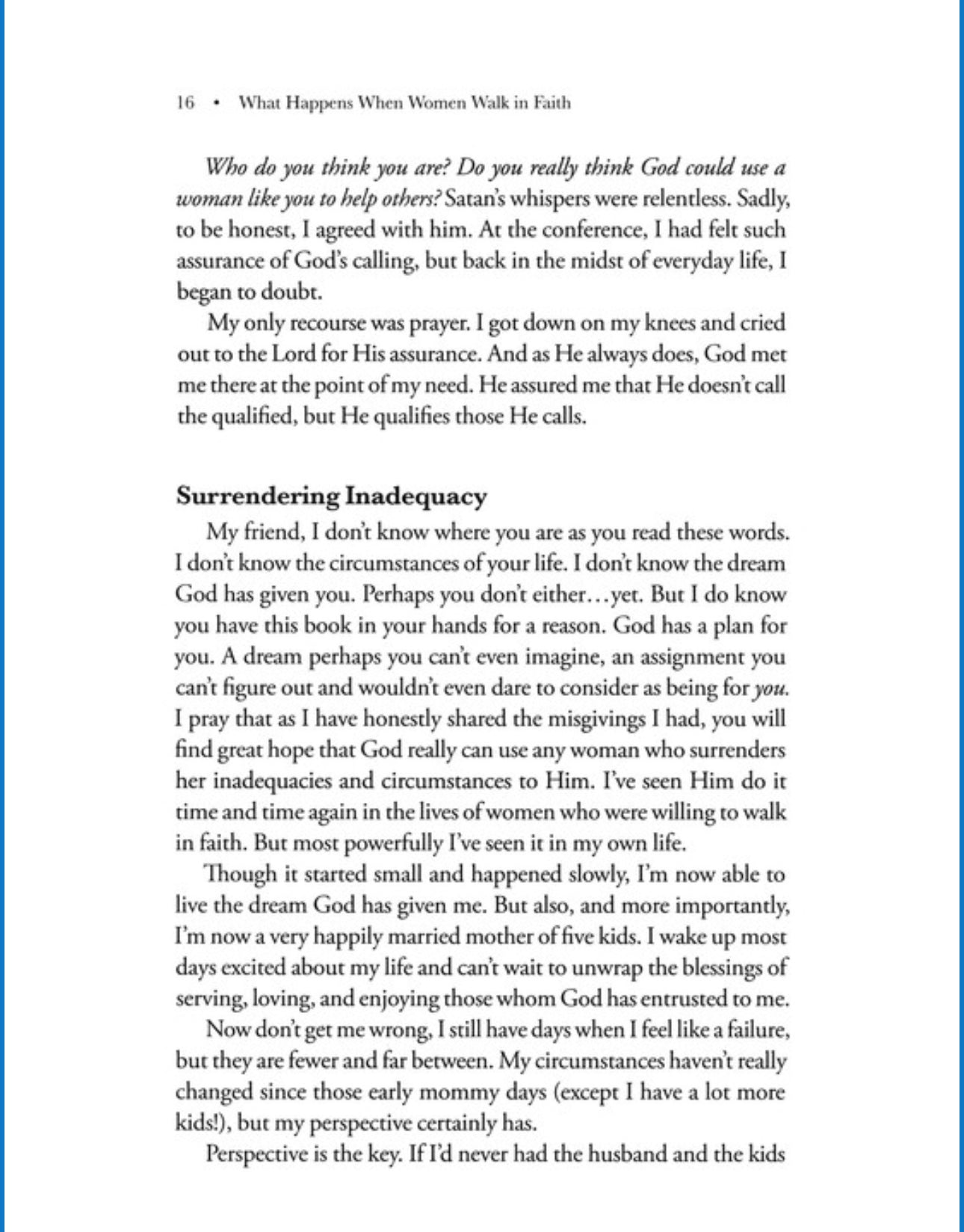 What Happens When Women Walk in Faith: Trusting God Takes You to Amazing Places
BY: LYSA TERKEURST