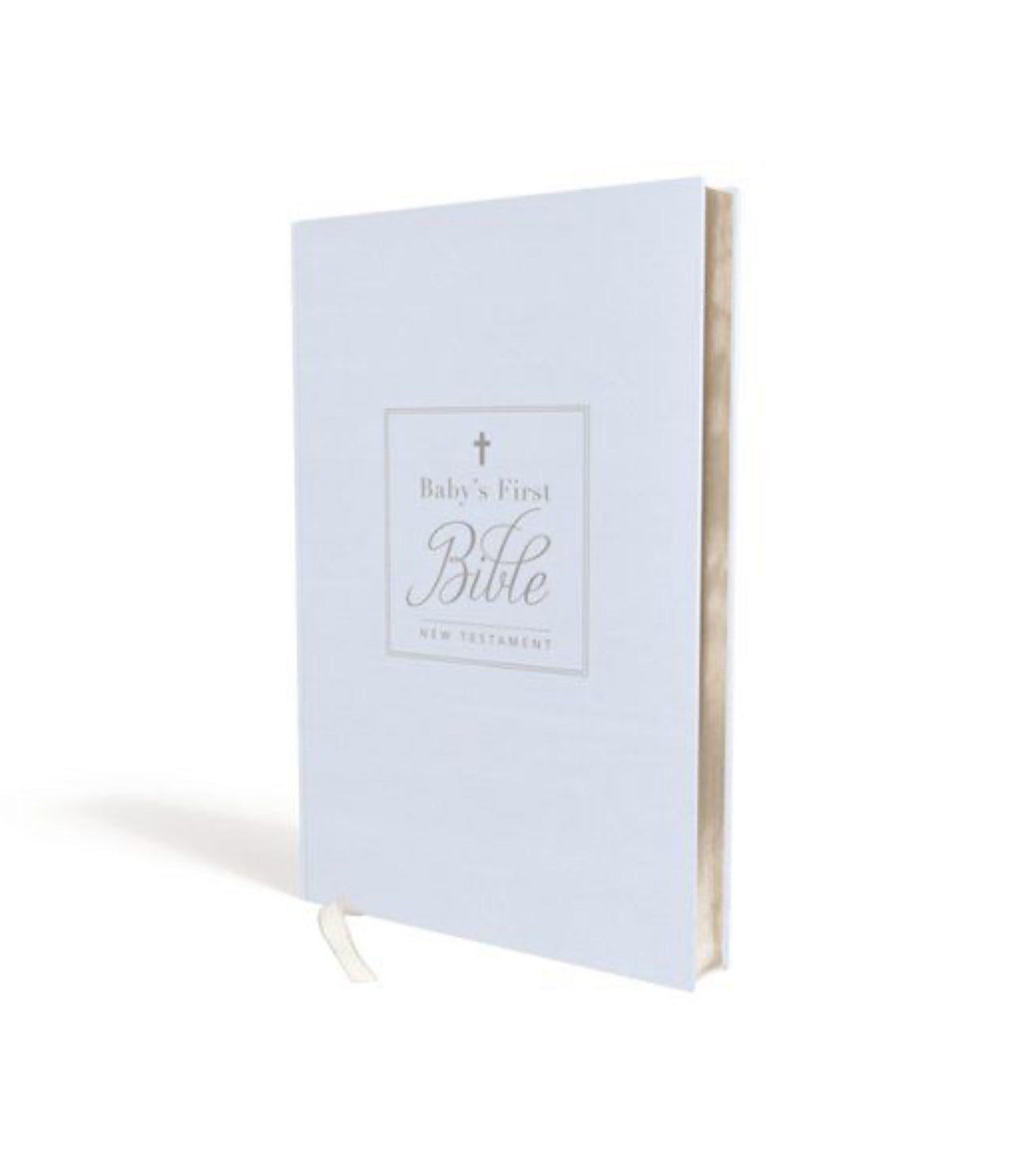 KJV Baby's First New Testament--soft leather-look, blue