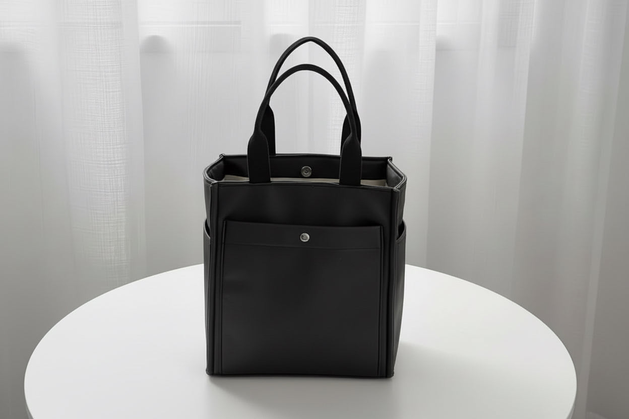 Book Bag|Magnetic Mini Line Handbag with handle and strap