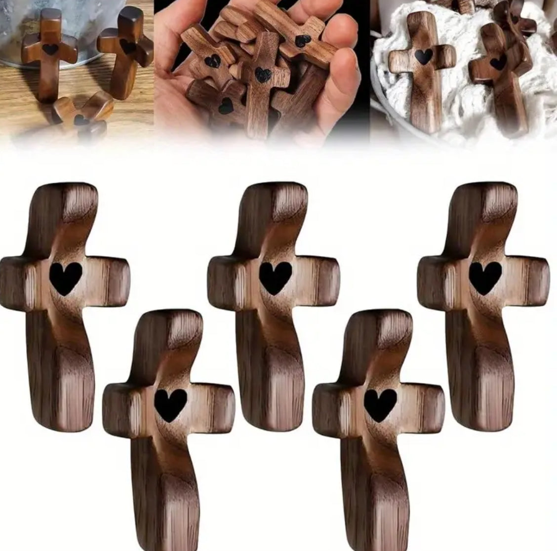 Handmade Wooden Pocket Cross