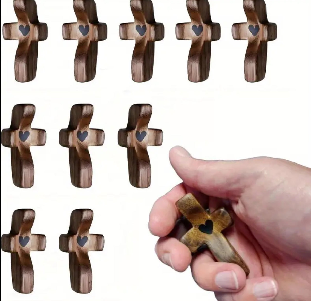 Handmade Wooden Pocket Cross