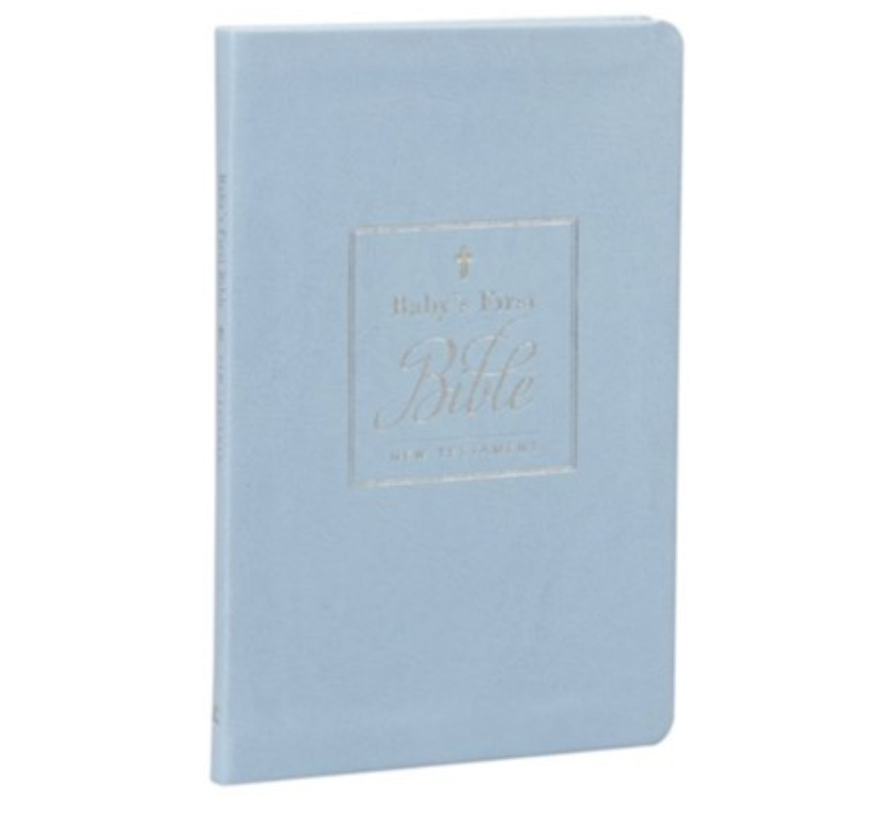 KJV Baby's First New Testament--soft leather-look, blue