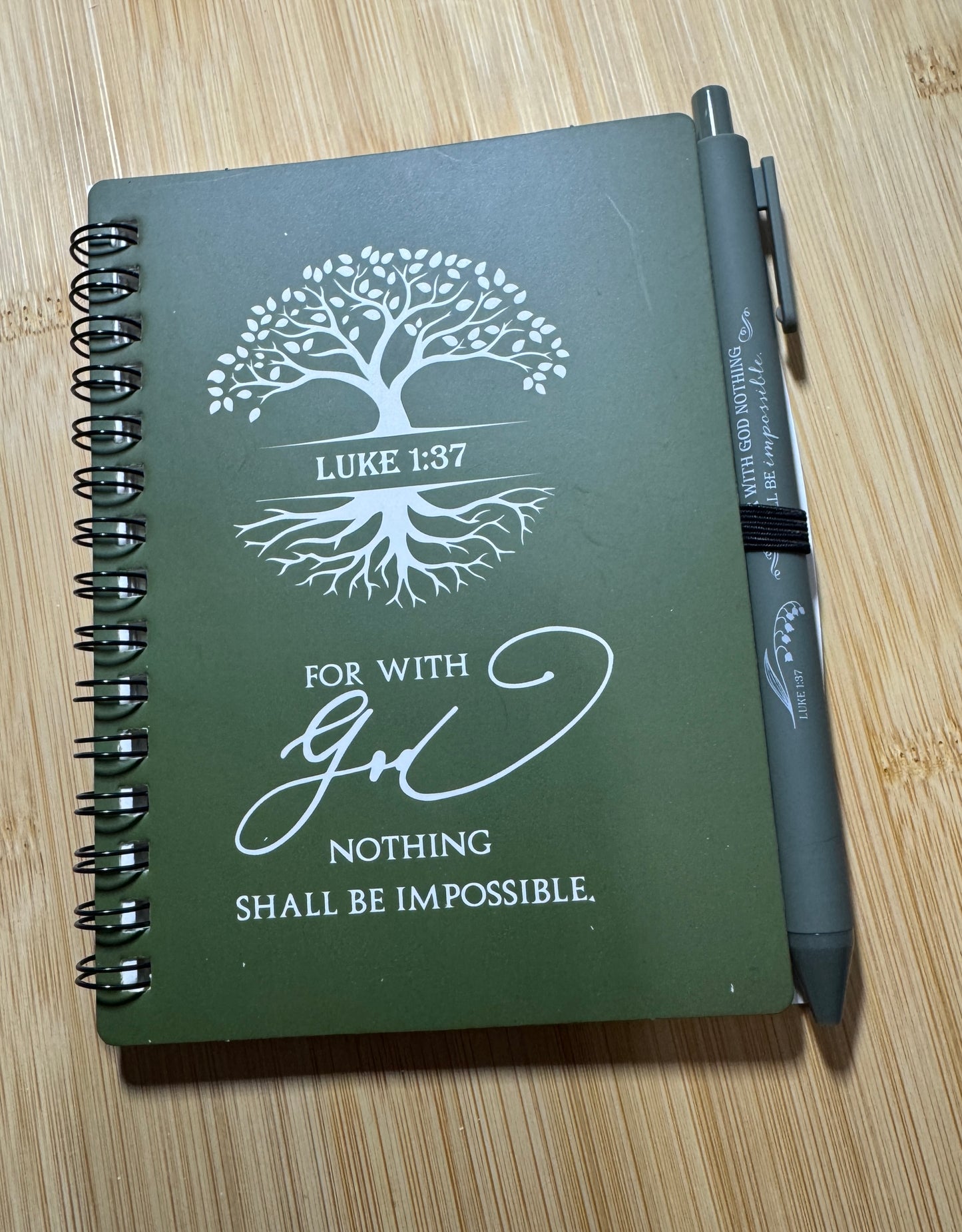 Pocket Bible Study Notebook & Pen Set