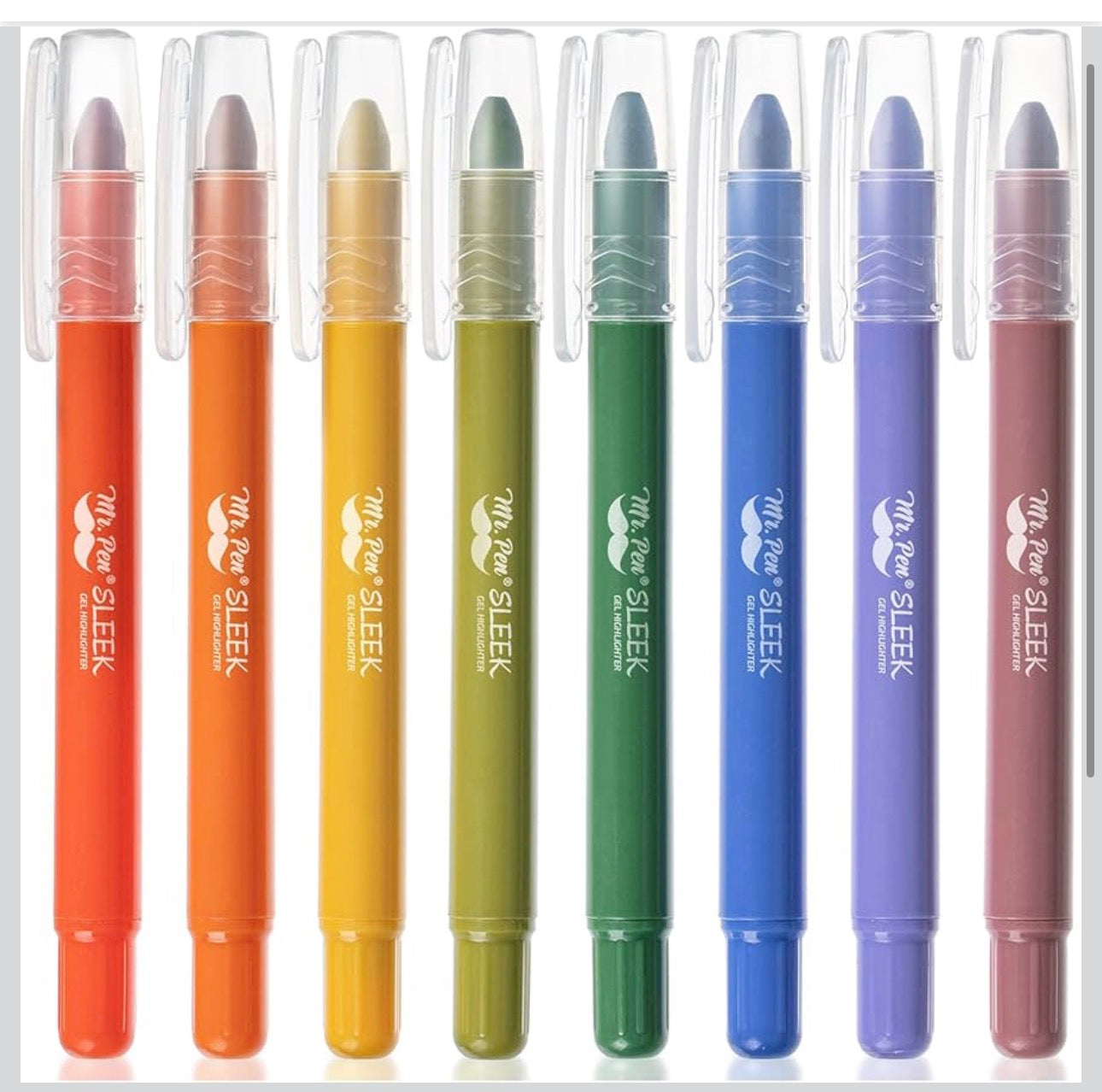 Mr. Pen- Gel Crayons, 8 Pack, Spring Calm, Twistable Crayons