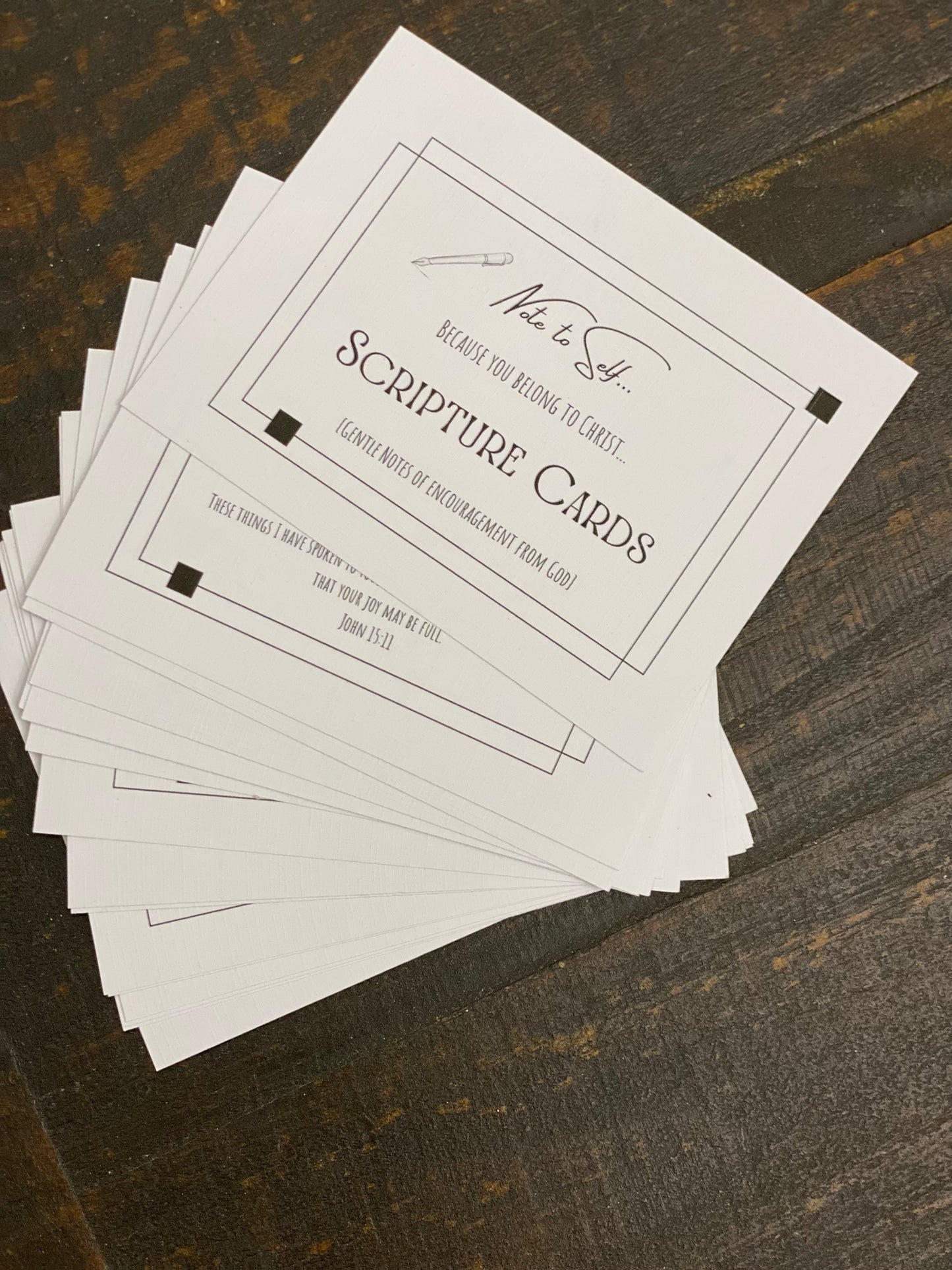 Note to Self Scripture Cards