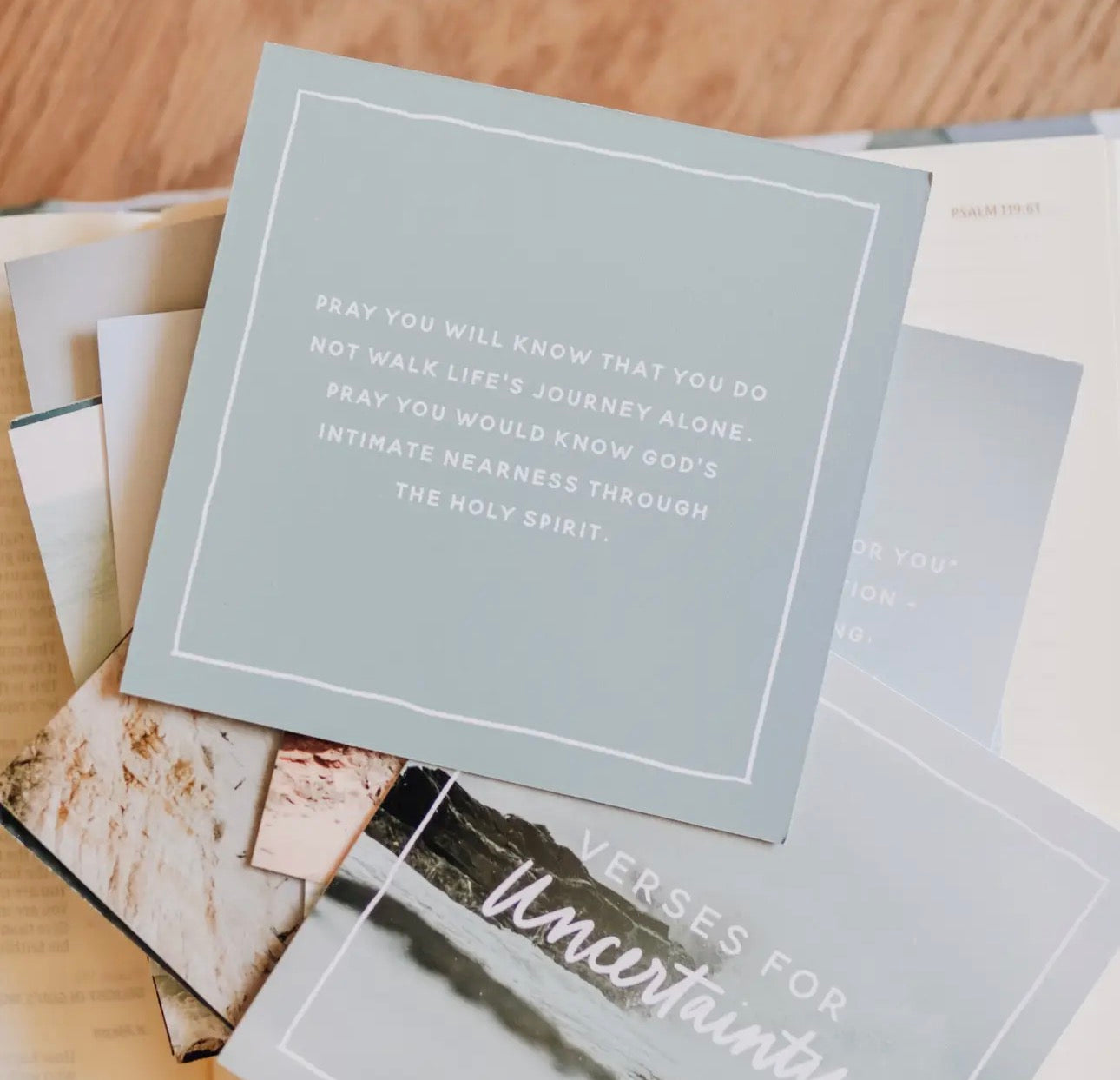 Verses for Uncertainty Cards ~ Daily Grace