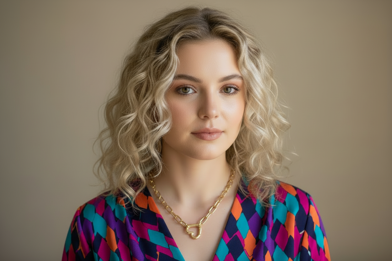Golden Heart Clasp Chain Necklace