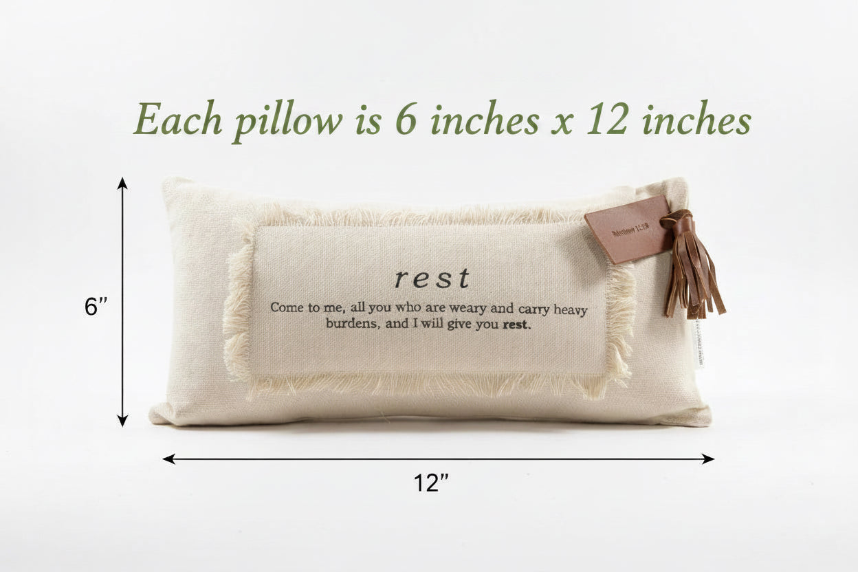 Travel Pillows - Bible Verses