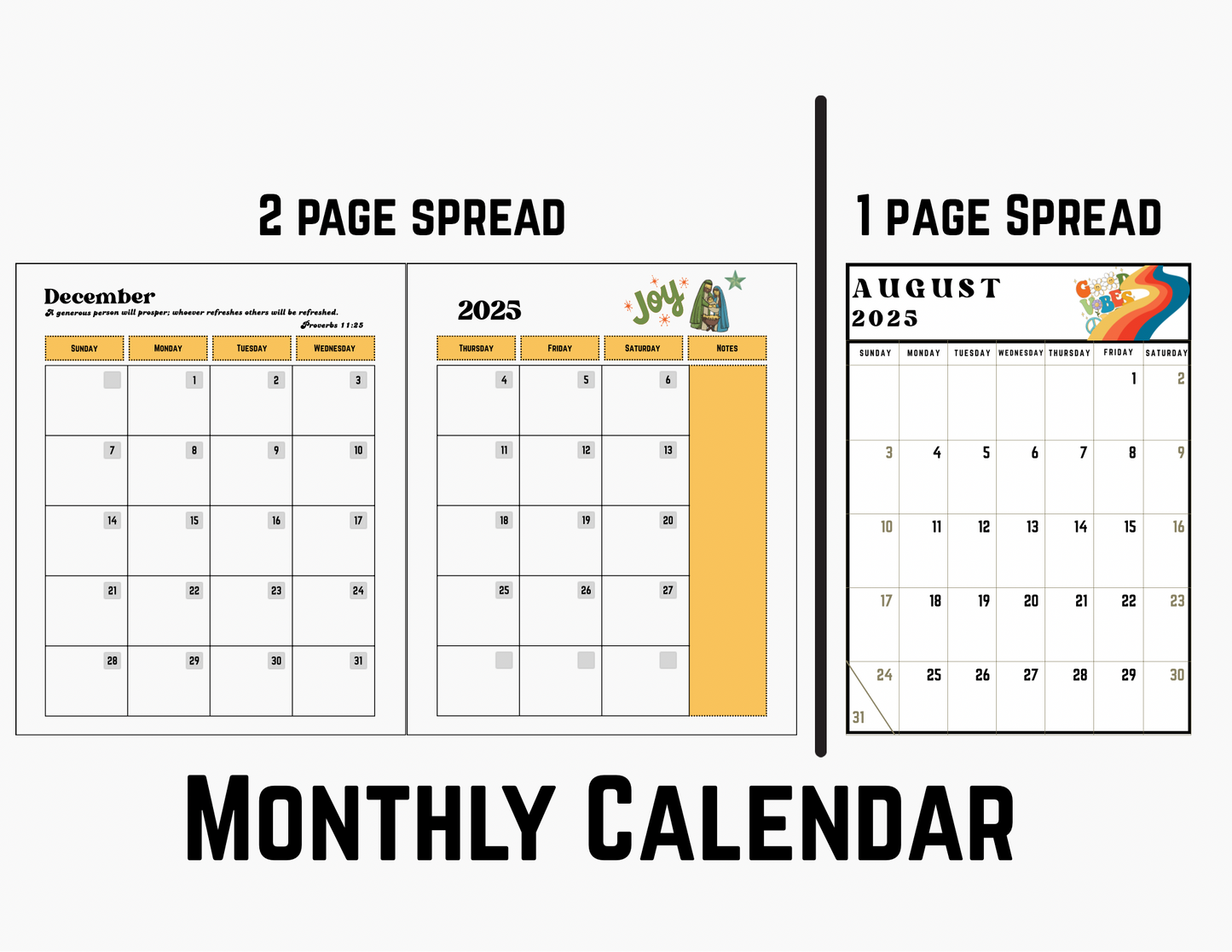 Personalized Good Vibes Only Planner for Teachers Plan Book for Education