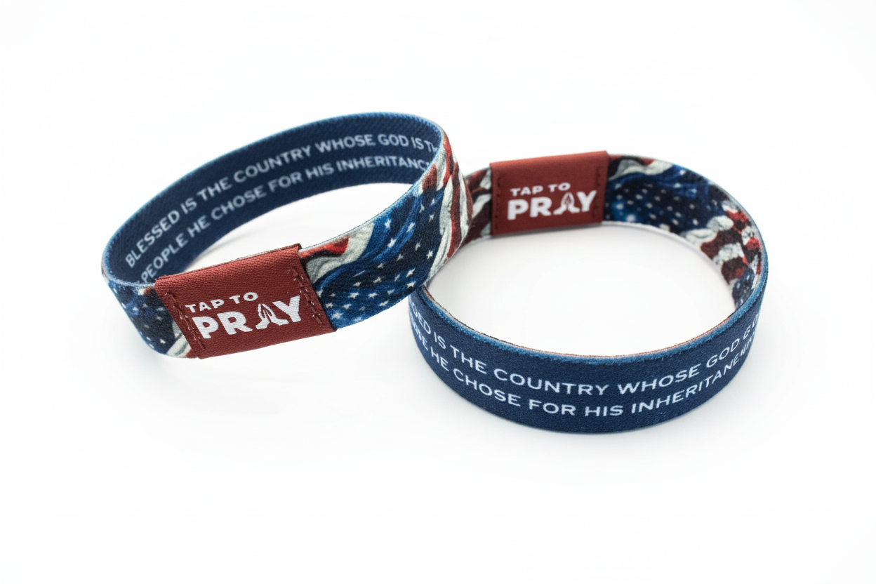 Versible—Tap To Pray Wristband - Helps support the Tim Tebow Foundation which helps prevent, rescue and restore victims of human trafficking!
