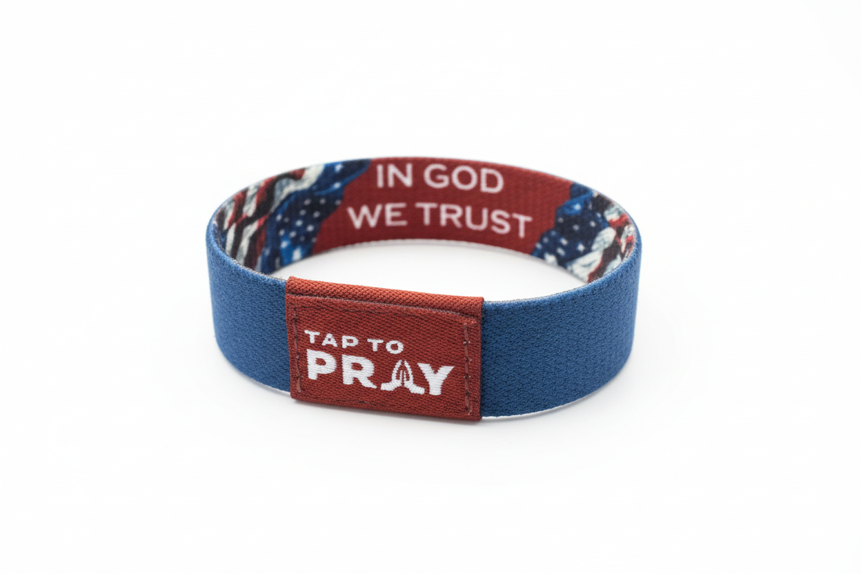 Versible—Tap To Pray Wristband - Helps support the Tim Tebow Foundation which helps prevent, rescue and restore victims of human trafficking!