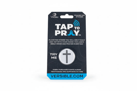 Versible—Tap To Pray Stickers - Helps support the Tim Tebow Foundation which helps prevent, rescue and restore victims of human trafficking!