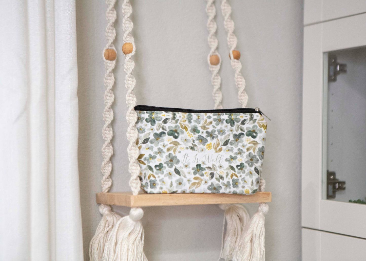 It Is Well Bible Study Pen Pouch | Bible Verse Pencil Case