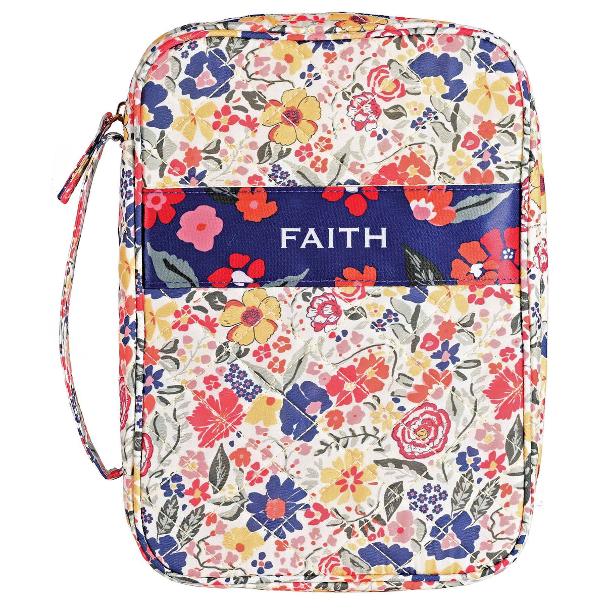 White Dove Bible Case Quilted Faith Tan XLarge