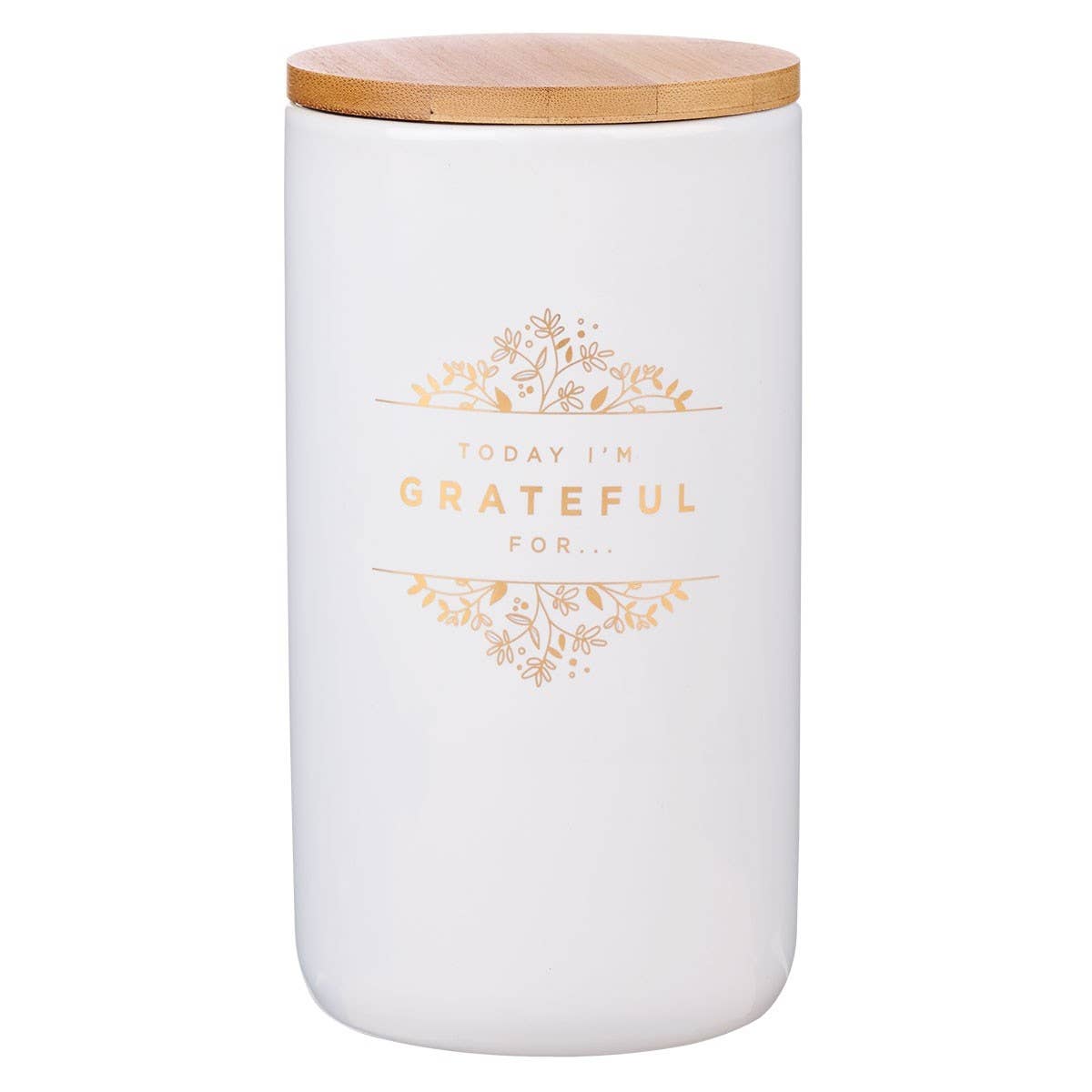 Ceramic Gratitude Jar w/cards