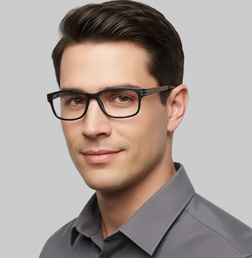 Reading Glasses Mens Womens Wood Tone