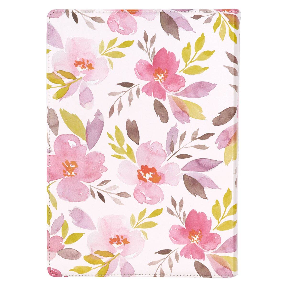 Pink Floral Spiritual Growth Bible New Living Translation