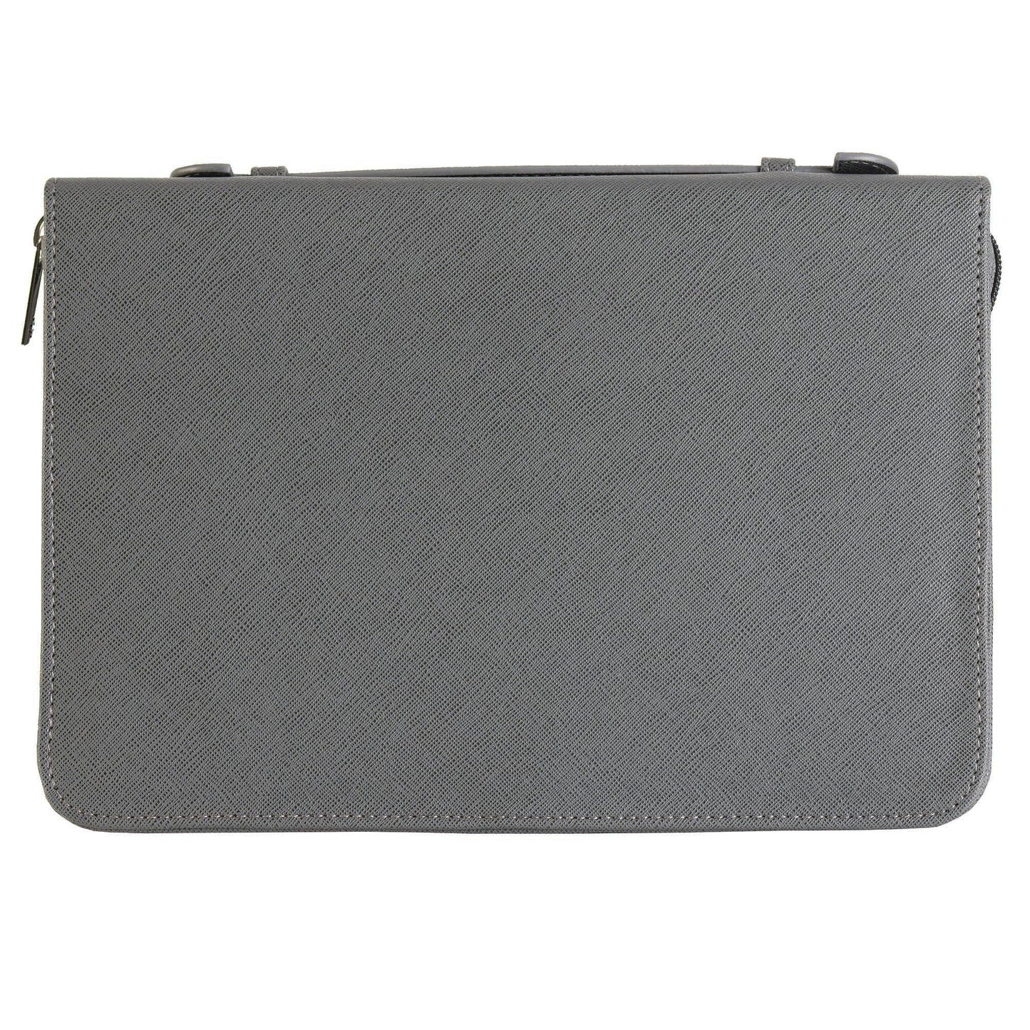 White Dove Bible Cover Pray Continually Grey XL